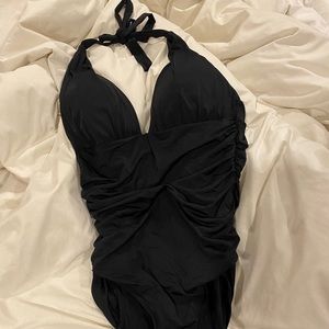 Halter bathing suit - one piece